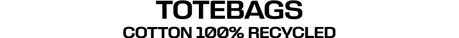 TOTEBAGS Cotton 100% recycled
